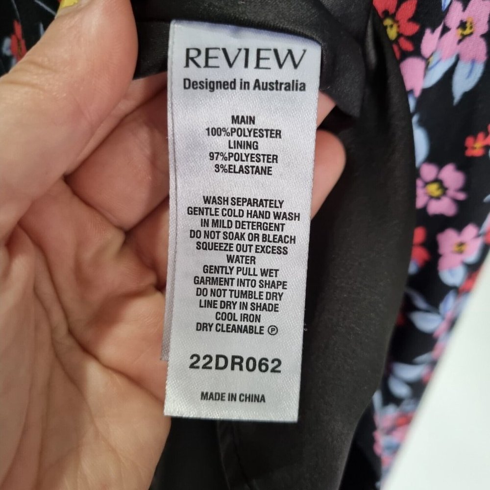 Review My Darling Multicolour Ditsy Floral Bow Detail Dress Size 14 - Picture 9 of 9